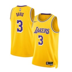 Los Angeles Lakers Nike Icon Swingman Jersey - Gold - Anthony Davis - Youth