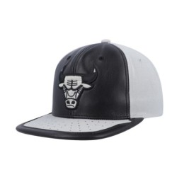 Men's Mitchell & Ness Black/Gray Chicago Bulls Day One Snapback Hat