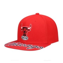 Men's Mitchell & Ness Red Chicago Bulls Hardwood Classics Swingman Pop Snapback Hat