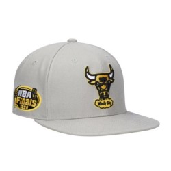 Gray Chicago Bulls Hardwood Classics 1998 NBA Finals Sunny Gray Fitted Hat