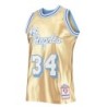 Gold Los Angeles Lakers 75th Anniversary 1996/97 Hardwood Classic Fan Edition Jersey