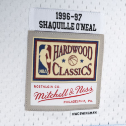 Shaquille O'Neal Powder Blue/White Los Angeles Lakers Hardwood Classics 1996/97 Split Swingman Jersey