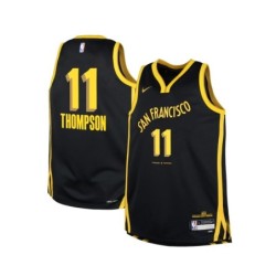 Golden State Warriors Nike City Edition Swingman Jersey 23Black -Klay Thompson