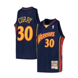Golden State Warriors Stephen Curry 2009 - 10 Hardwood Classics Jersey - Navy
