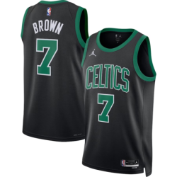 Jordan Brand Jaylen Brown Black Boston Celtics Swingman Jersey