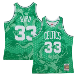 Larry Bird Kelly Green Boston Celtics 1985/86 Hardwood Classics Throwback Player Jersey