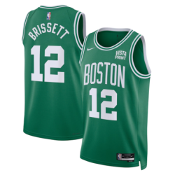 Nike Oshae Brissett Kelly Green Boston Celtics Swingman Badge Player Jersey