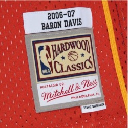 Baron Davis Navy/Orange Golden State Warriors 2006/07 Hardwood Classic Reserve Fan Jersey
