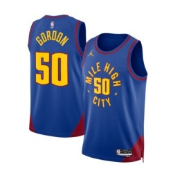 Camiseta Denver Nuggets Jordan  Edition - Azul - Aaron Gordon