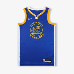 STEPHEN CURRY GOLDEN STATE WARRIORS ICON EDITION SWINGMAN JERSEY - BLUE