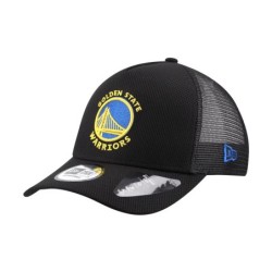 Golden State Warriors New Era NBA Black Base Trucker Cap