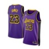 Los Angeles Lakers Jordan Statement Edition Swingman Jersey - Purple - Lebron James - Unisex