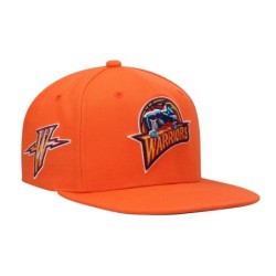 Men's Mitchell & Ness Orange Golden State Warriors Hardwood Classics Snapback Hat